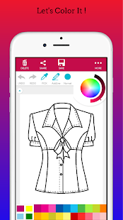 Fashion Dress 2020 Coloring Book 1.1 APK screenshots 4