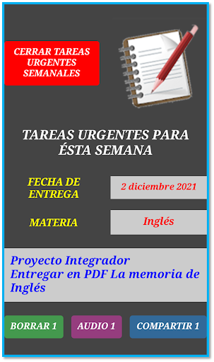 CALENDARIO ESCOLAR xMATERIAyhr Screen 3