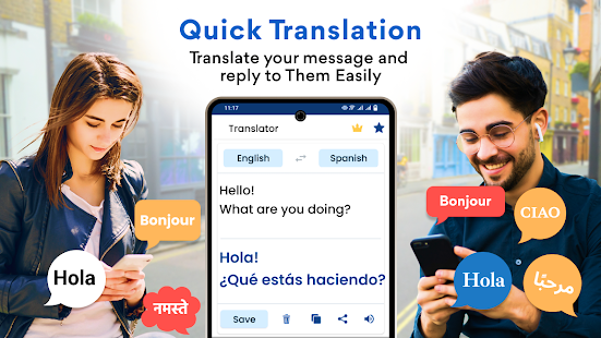 Translate All Languages App Captura de pantalla
