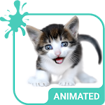 Cover Image of Download Meow Animated Keyboard + Live  APK