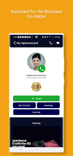 Android application SphereCard screenshort