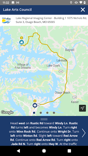 Screenshot of Visit Lake of the Ozarks