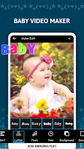 Baby Video Maker With Song