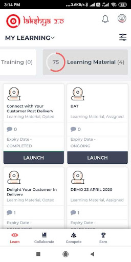 Android application TOYOTA LAKSHYA screenshort
