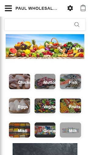 Android application Paul Wholesale Bazar screenshort