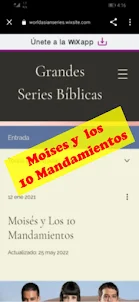 Moises y los 10 Mandamientos