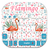 Floral Flamingo Keyboard Theme icon