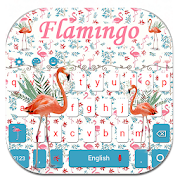 Floral Flamingo Keyboard Theme  Icon