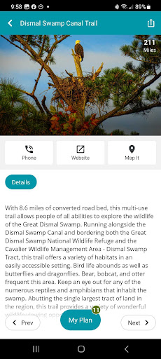 Screenshot of Visit Chesapeake VA