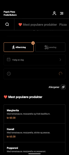 Papas Pizza Frederikshavn Screen 3