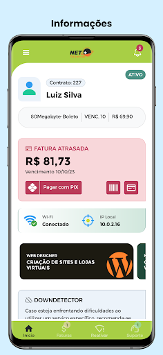 NetMais Telecom Screen 2