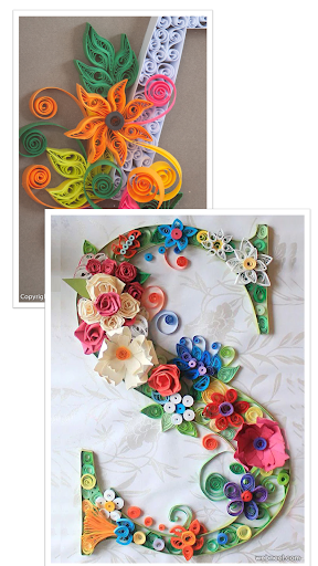 Android application Quilling Art Design Gallery screenshort