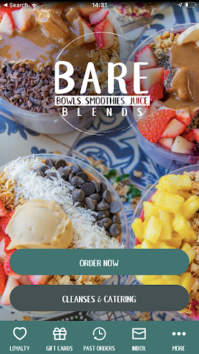 Android application BARE Blends screenshort