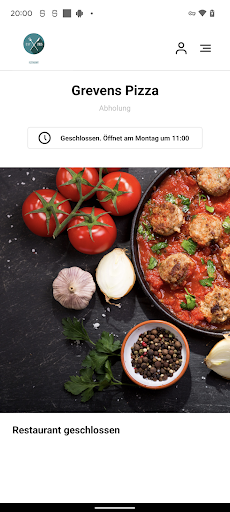 Android application Grevens Pizza screenshort