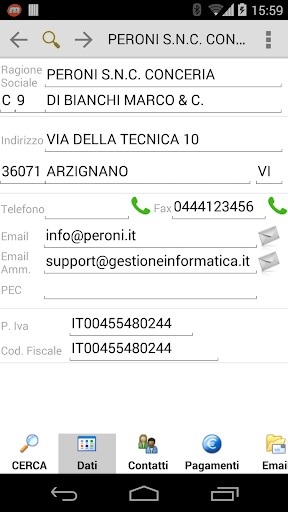 CRM Scheda Screen 2