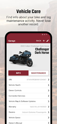 Screenshot of Indian Motorcycle®