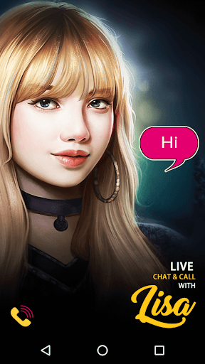 Android application Lisa Black Pink Messenger - Pr screenshort