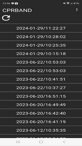 CPRBAND Screen 2