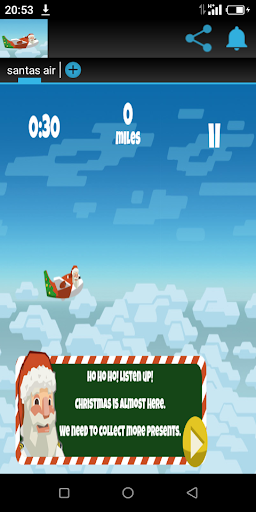 Android application Santas Plane screenshort