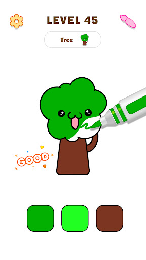 Android application Color Paint ASMR Games screenshort