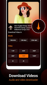 Captura 2 Tubee Mp3 Mp4 Video Downloader android