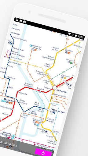 Toulouse Metro Tram Bus Travel Screen 2