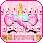 Cover Image of Download Glisten Unicorn Pinky Keyboard  APK