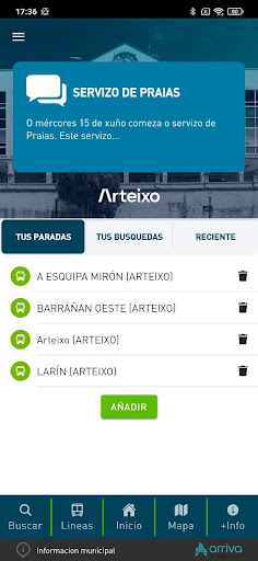 Arriva - Arteixo Screen 2