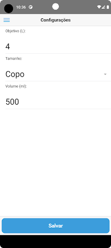 Water App Lembre de beber água Screen 2