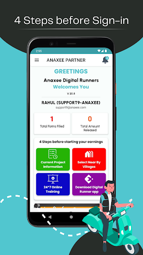 Anaxee Partner | Work & Earn Screen 3