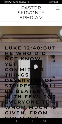 Android application Pastor Servonte Ephriam screenshort