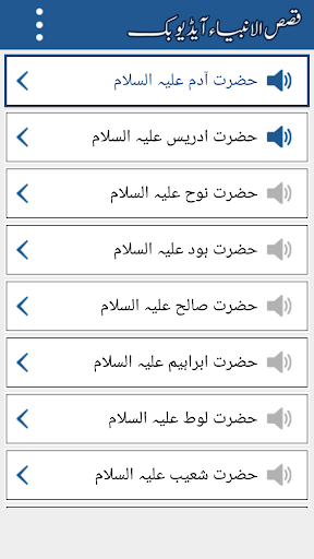 Qasas ul Anbiya Urdu Audio Mp3 Screen 2