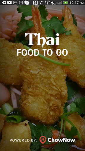 Android application Thai Food To Go screenshort