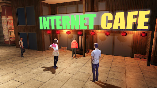 Internet Cyber Cafe Job Sim