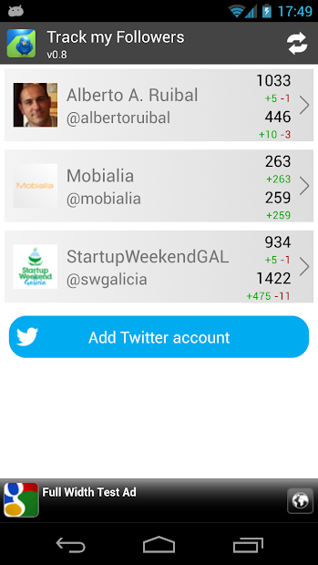 Imágen 2 Track my Followers for Twitter android