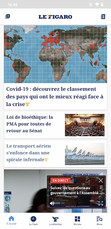 Le Figaro.fr: Actu en direct - 6.1.45 - (Android)