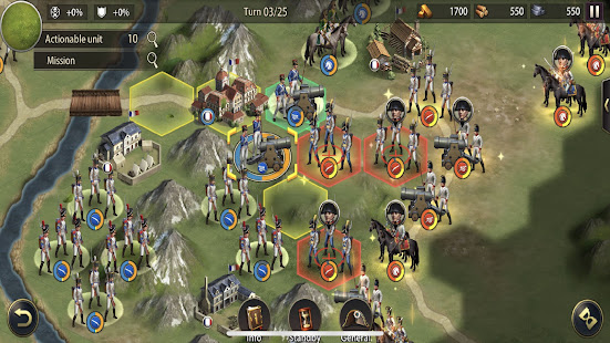 Napoleon Empire War Army Tactical Strategy Games v1.2.0 MOD (Unlimited Money + Medals) APK