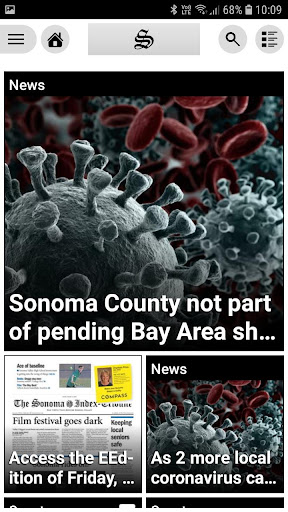 Android application Sonoma Index-Tribune screenshort