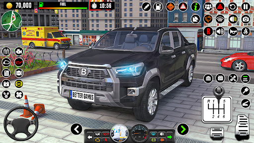 Android application City Driving School Car Games screenshort
