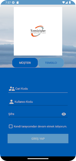 Android application Temiz Işler B4B screenshort