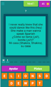 Screenshot 1 Shakira: Adivina La Cancion android