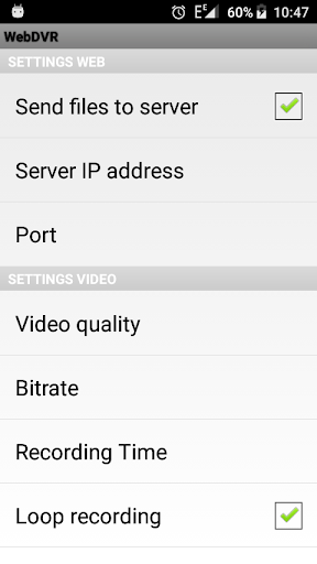 Web DVR Screen 2