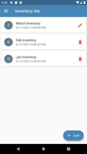 Android application Sahlisoft Stock Take screenshort