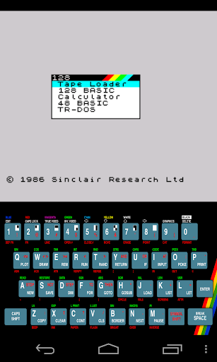 Android application USP - ZX Spectrum Emulator screenshort