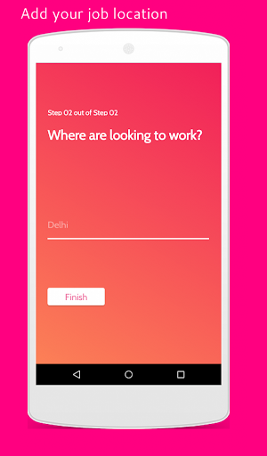 Online job search(gigbites) Screen 3
