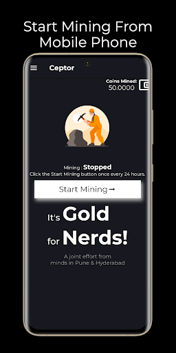 Android application Ceptor - Cryptocurrency Mining screenshort