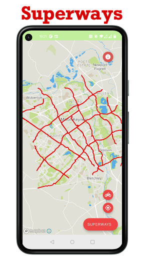 Android application Milton Keynes Redway Map screenshort