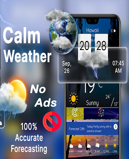Android application Calm weather° screenshort
