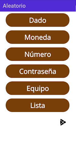 Android application Dice, coins, numbers, Tasks screenshort