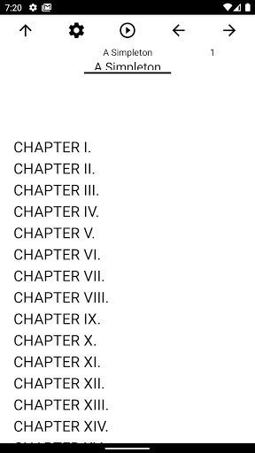 Android application Book, A Simpleton screenshort